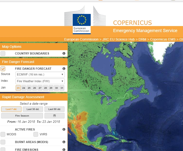 Copernicus.  Global Emergency Management System